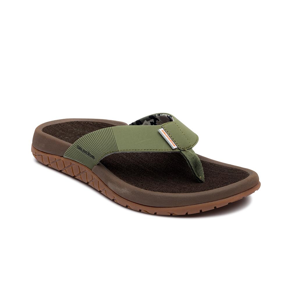 Grundens Fishfinder Sandal Men's in Deep Lichen